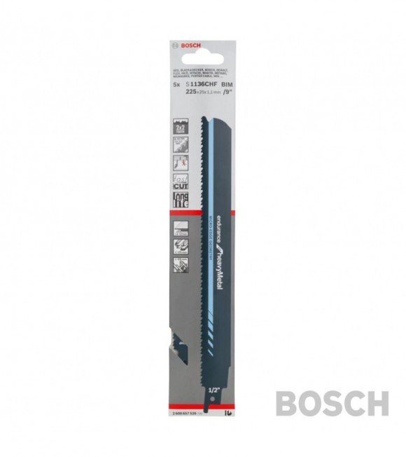 HOJA SERRUCHO SABLE S1136 CHF x 5u. METAL